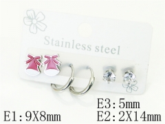 Stainless Steel Jewelry Wholesale - Stainless Steel Earrings - HY54E0217CLL