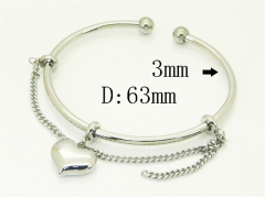 Stainless Steel Jewelry Wholesale - Stainless Steel Bangles - HY04B0013HKS