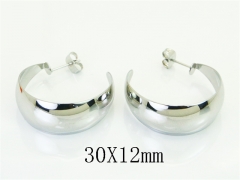 Stainless Steel Jewelry Wholesale - Stainless Steel Earrings - HY30E2492NS