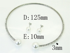 Stainless Steel Jewelry Wholesale - Stainless Steel Jewelry Sets - HY59S2627HMB