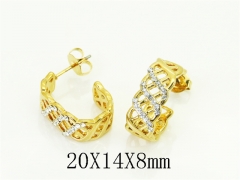 Stainless Steel Jewelry Wholesale - Stainless Steel Earrings - HY48E0115NB