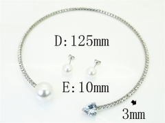 Stainless Steel Jewelry Wholesale - Stainless Steel Jewelry Sets - HY59S2633HMC