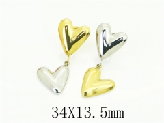 Stainless Steel Jewelry Wholesale - Stainless Steel Earrings - HY30E2457PV