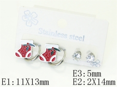 Stainless Steel Jewelry Wholesale - Stainless Steel Earrings - HY54E0224YLL
