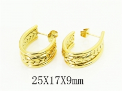 Stainless Steel Jewelry Wholesale - Stainless Steel Earrings - HY30E2489OL