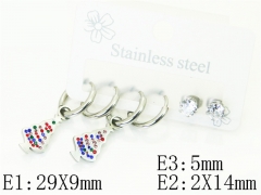 Stainless Steel Jewelry Wholesale - Stainless Steel Earrings - HY54E0226NC