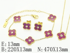 Stainless Steel Jewelry Wholesale - Stainless Steel Jewelry Sets - HY30S0254HPW