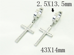 Stainless Steel Jewelry Wholesale - Stainless Steel Earrings - HY24E0153RNL