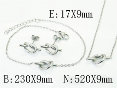 Stainless Steel Jewelry Wholesale - Stainless Steel Jewelry Sets - HY59S2598PW