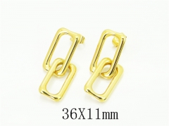 Stainless Steel Jewelry Wholesale - Stainless Steel Earrings - HY30E2611NB
