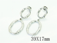 Stainless Steel Jewelry Wholesale - Stainless Steel Earrings - HY30E2563NL