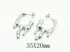 Stainless Steel Jewelry Wholesale - Stainless Steel Earrings - HY59E1421LB