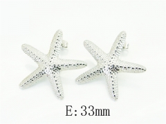 Stainless Steel Jewelry Wholesale - Stainless Steel Earrings - HY30E2602MV