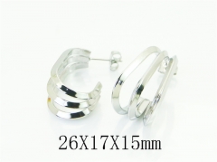 Stainless Steel Jewelry Wholesale - Stainless Steel Earrings - HY30E2625NX