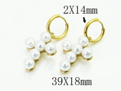 Stainless Steel Jewelry Wholesale - Stainless Steel Earrings - HY32E0752PB