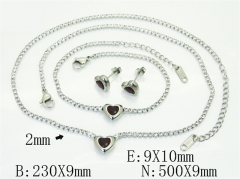 Stainless Steel Jewelry Wholesale - Stainless Steel Jewelry Sets - HY59S2653IZL