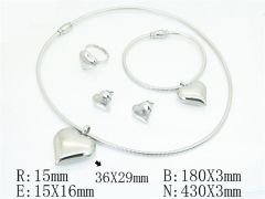Stainless Steel Jewelry Wholesale - Stainless Steel Jewelry Sets - HY50S0785JSS