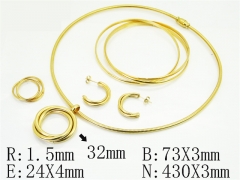 Stainless Steel Jewelry Wholesale - Stainless Steel Jewelry Sets - HY50S0781JIC
