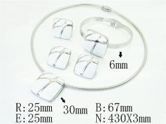 Stainless Steel Jewelry Wholesale - Stainless Steel Jewelry Sets - HY50S0757JCC
