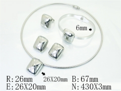 Stainless Steel Jewelry Wholesale - Stainless Steel Jewelry Sets - HY50S0736JEE
