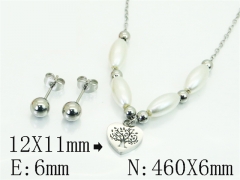 Stainless Steel Jewelry Wholesale - Stainless Steel Jewelry Sets - HY91S1856MC