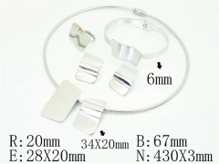 Stainless Steel Jewelry Wholesale - Stainless Steel Jewelry Sets - HY50S0750JGG