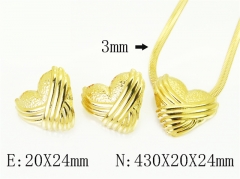 Stainless Steel Jewelry Wholesale - Stainless Steel Jewelry Sets - HY92S0265HLT