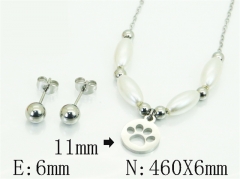 Stainless Steel Jewelry Wholesale - Stainless Steel Jewelry Sets - HY91S1852MS