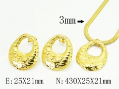 Stainless Steel Jewelry Wholesale - Stainless Steel Jewelry Sets - HY92S0240HLB