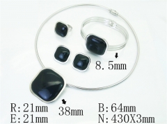 Stainless Steel Jewelry Wholesale - Stainless Steel Jewelry Sets - HY50S0725JVV