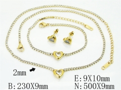 Stainless Steel Jewelry Wholesale - Stainless Steel Jewelry Sets - HY59S2654IIL