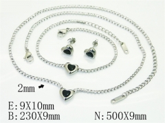 Stainless Steel Jewelry Wholesale - Stainless Steel Jewelry Sets - HY59S2651IDL