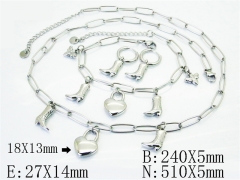 Stainless Steel Jewelry Wholesale - Stainless Steel Jewelry Sets - HY30S0290IOA