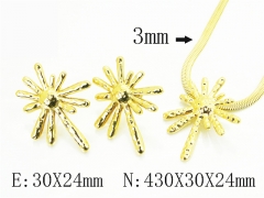 Stainless Steel Jewelry Wholesale - Stainless Steel Jewelry Sets - HY92S0242HLX