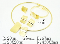 Stainless Steel Jewelry Wholesale - Stainless Steel Jewelry Sets - HY50S0751JIG