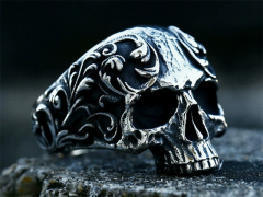 Stainless Steel Skull Rings Wholesale - HYA0012R003