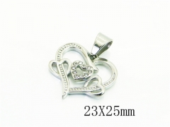 Stainless Steel Jewelry Wholesale - Stainless Steel Pendants - HY13P2382MR