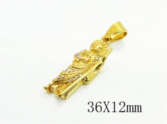 Stainless Steel Jewelry Wholesale - Stainless Steel Pendants - HY13P2358OY