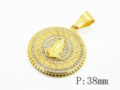 Stainless Steel Jewelry Wholesale - Stainless Steel Pendants - HY13P2260HIL