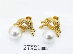 Stainless Steel Jewelry Wholesale - Stainless Steel Earrings - HY59E1495MB