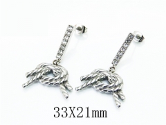 Stainless Steel Jewelry Wholesale - Stainless Steel Earrings - HY59E1492OZ