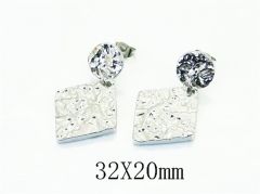 Stainless Steel Jewelry Wholesale - Stainless Steel Earrings - HY30E2659PV