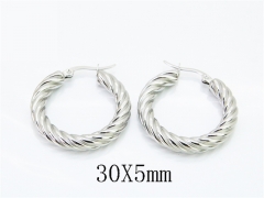 Stainless Steel Jewelry Wholesale - Stainless Steel Earrings - HY58E2044SJO