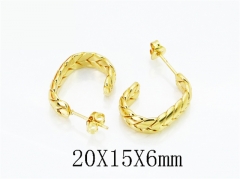 Stainless Steel Jewelry Wholesale - Stainless Steel Earrings - HY58E2058KT