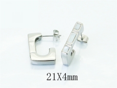 Stainless Steel Jewelry Wholesale - Stainless Steel Earrings - HY30E2678OL