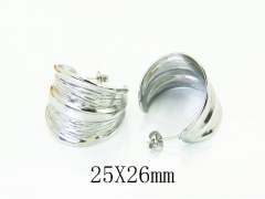 Stainless Steel Jewelry Wholesale - Stainless Steel Earrings - HY30E2713NB