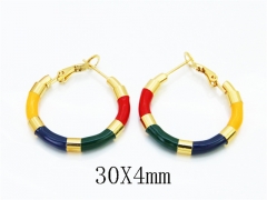 Stainless Steel Jewelry Wholesale - Stainless Steel Earrings - HY58E2041MS