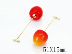 Stainless Steel Jewelry Wholesale - Stainless Steel Earrings - HY30E2665RML