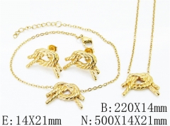 Stainless Steel Jewelry Wholesale - Stainless Steel Jewelry Sets - HY59S2665HDD