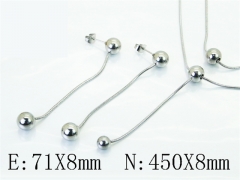 Stainless Steel Jewelry Wholesale - Stainless Steel Jewelry Sets - HY30S0302HIL